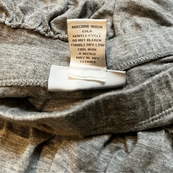 Soft Surroundings Gray Tiered Ruffle Maxi Skirt, Sz Petite S - Picture 13 of 14